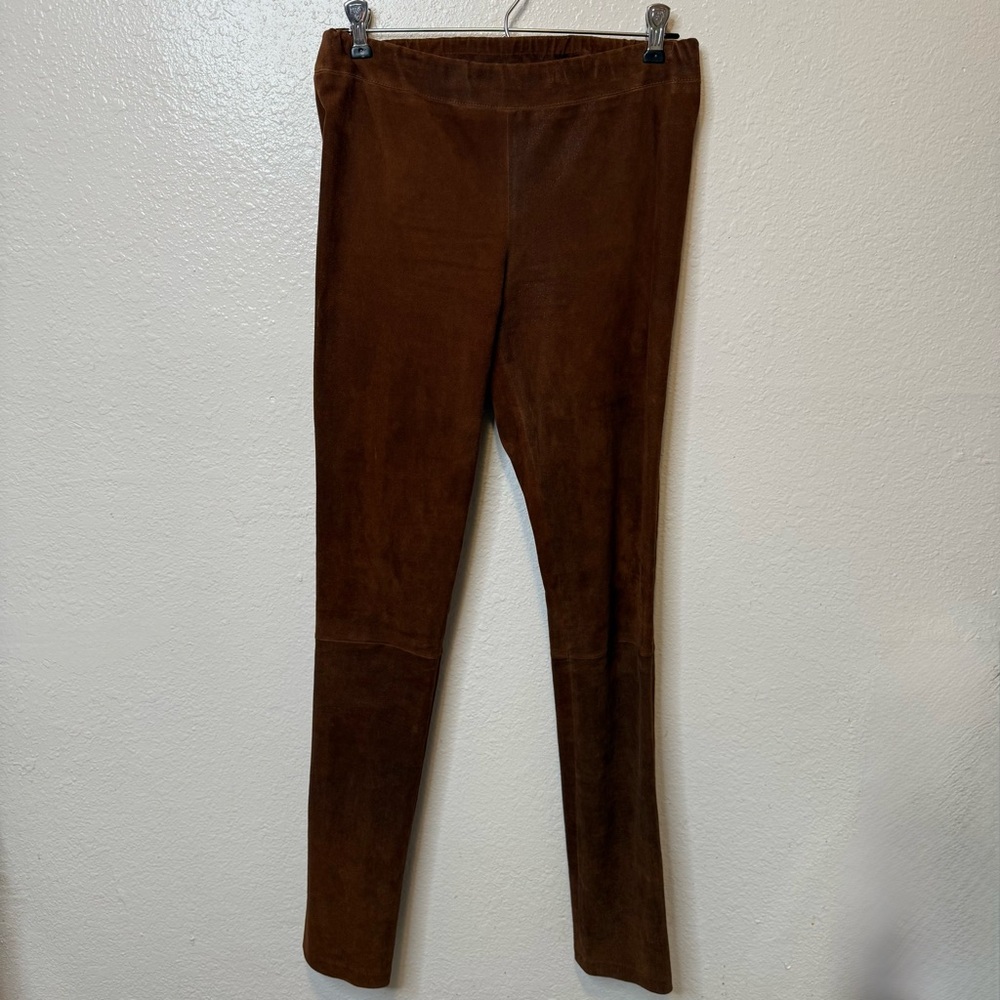 Billy Reid 100% Lamb Skin Brown Leggings Size 6